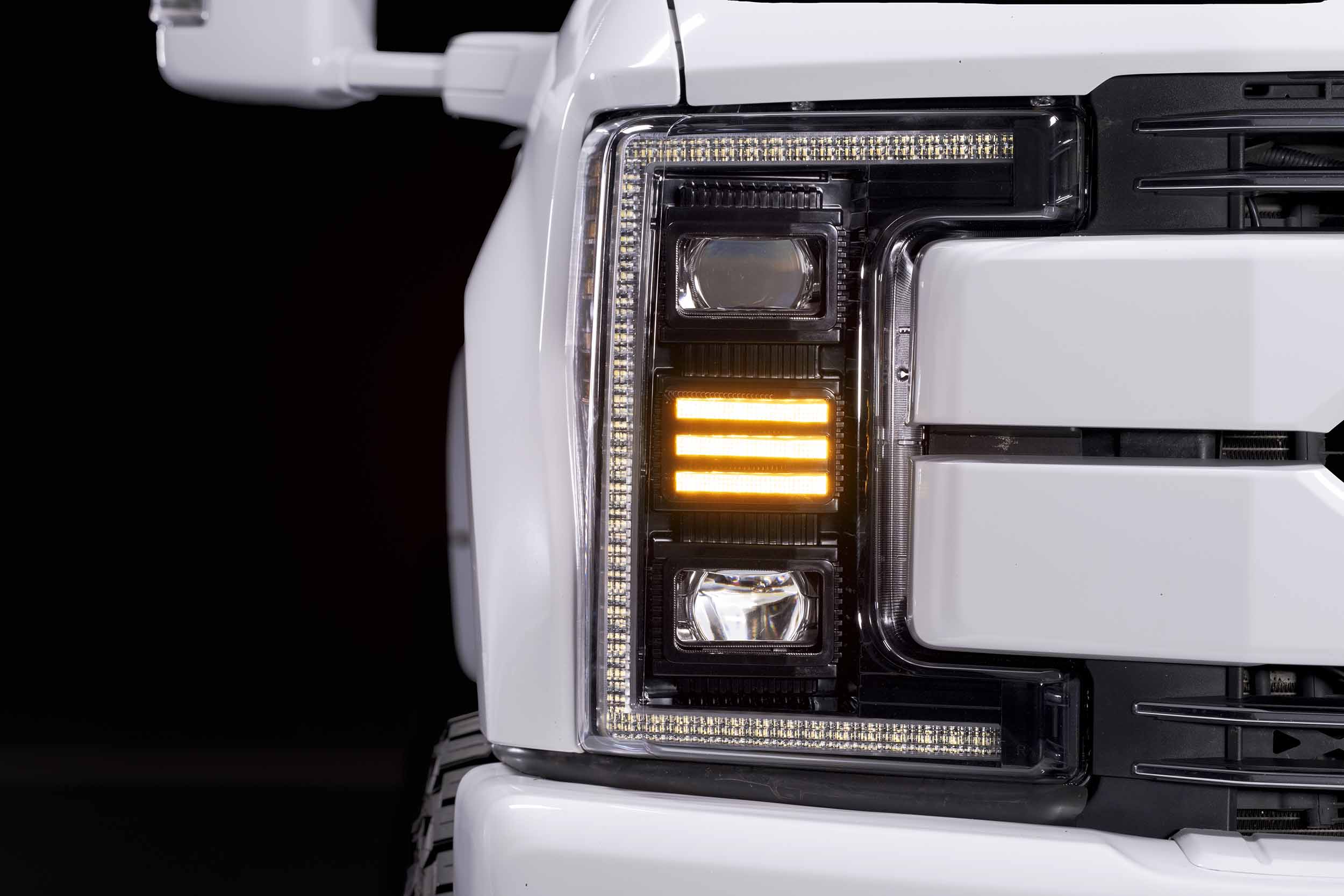 Morimoto XB Hybrid LED Headlights Ford Super Duty 17 19 HR LF554.2